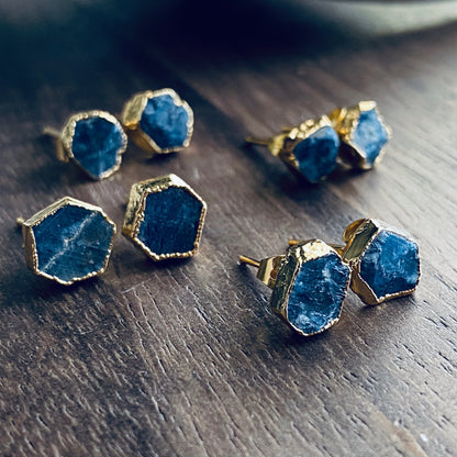 Blue Horizons Sapphire Stud Earrings