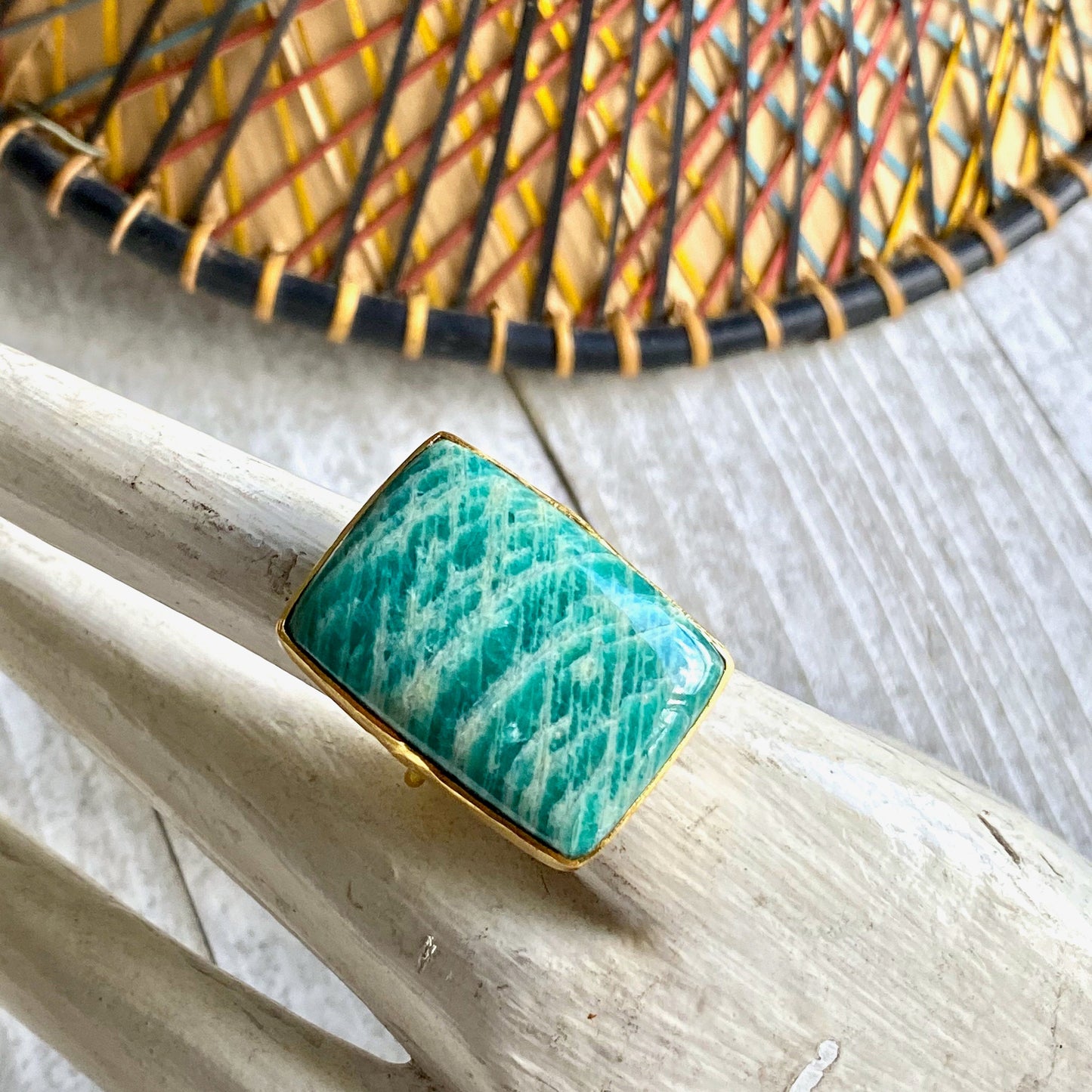 Asbury Amazonite Ring