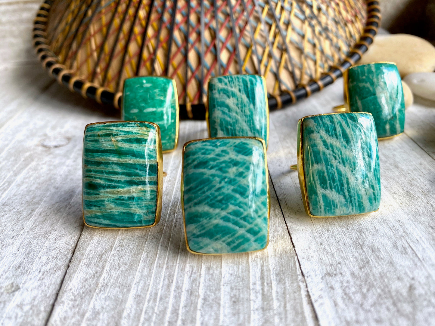 Asbury Amazonite Ring