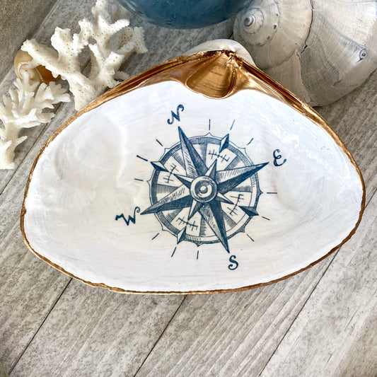 Cardinal Point Compass Ring Dish