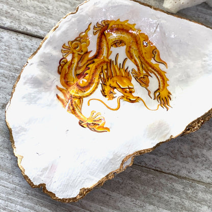 Imperial Dragon Chinoiserie Ring Dish