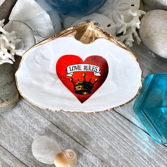 Love Rules Ring Dish