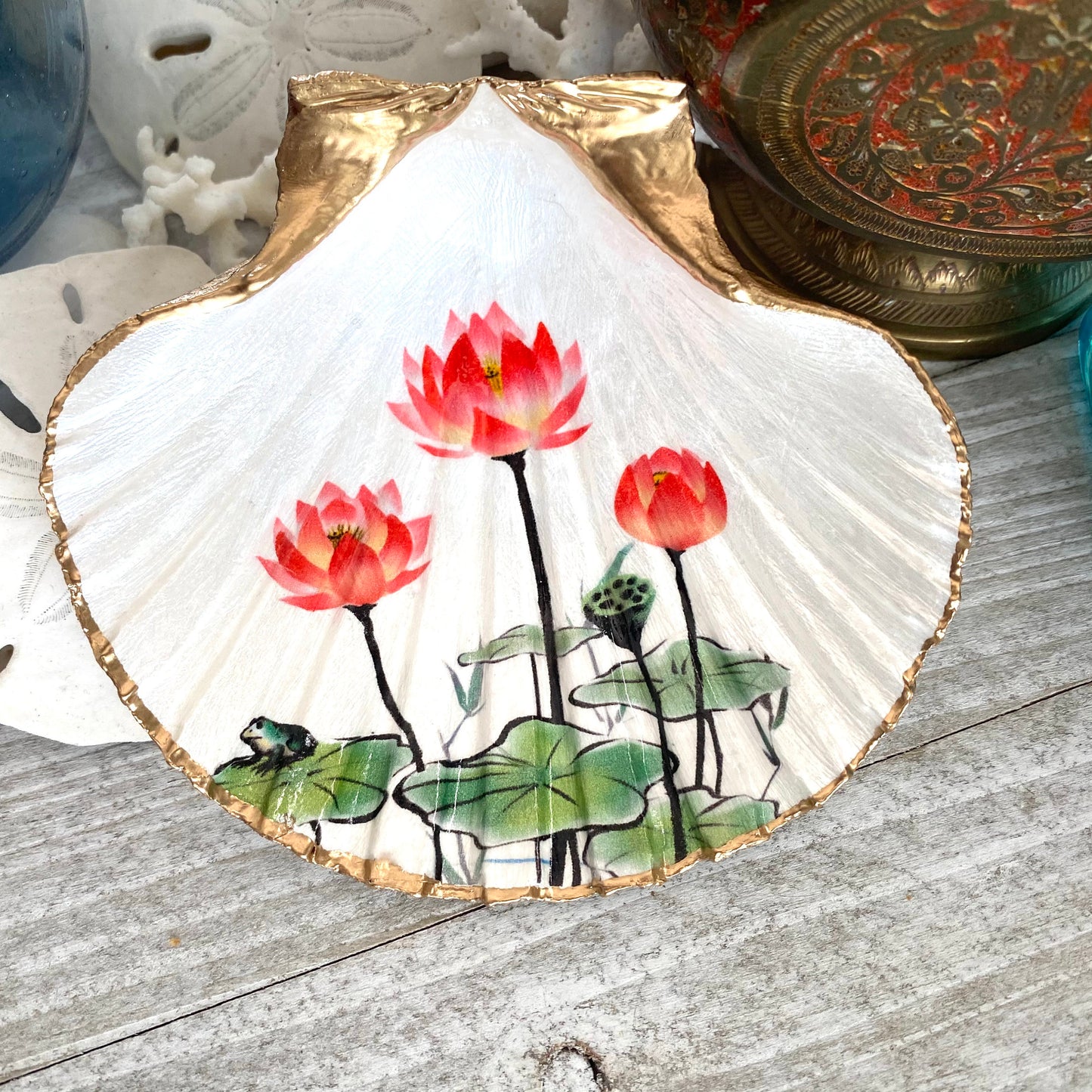 Lotus Flower Ring Dish