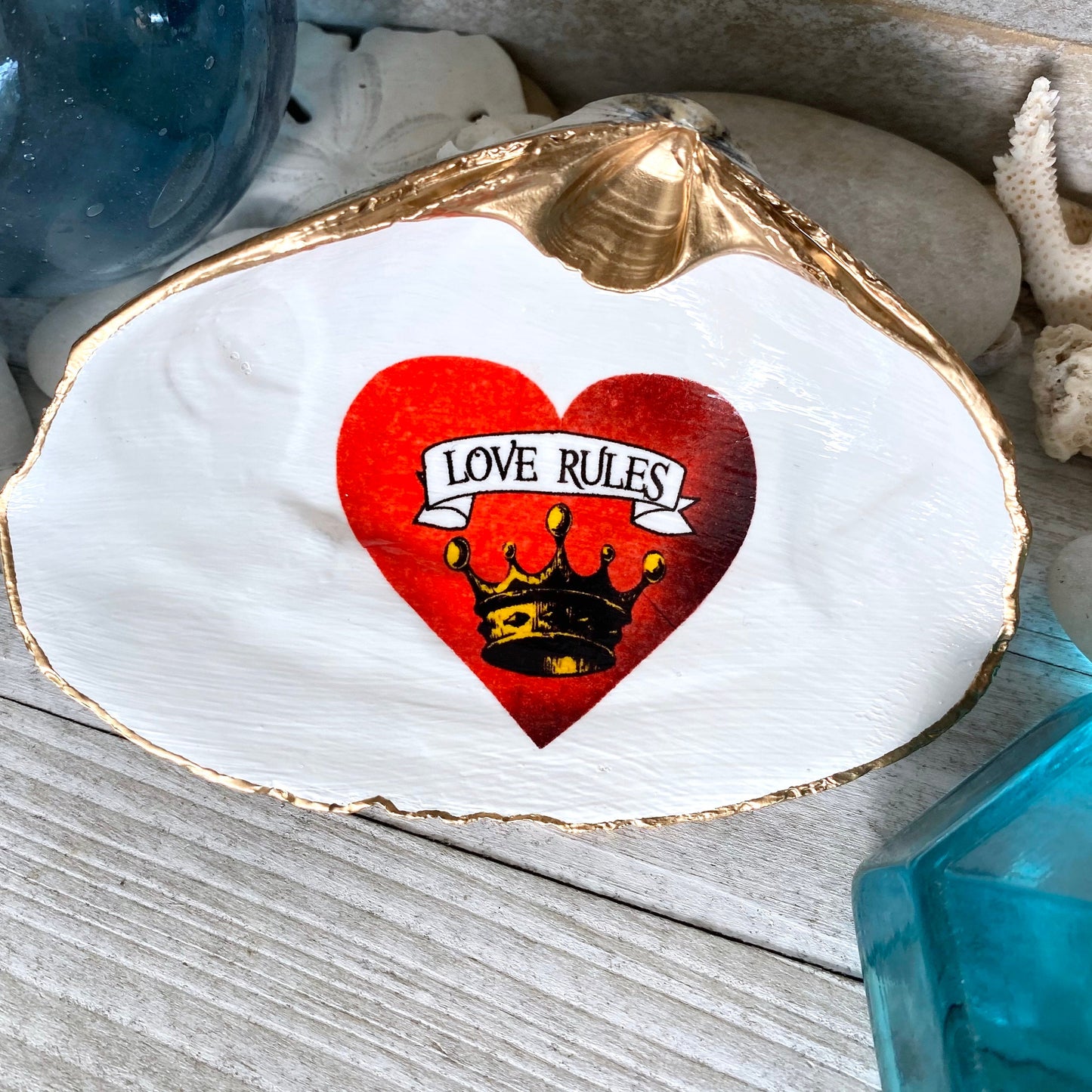 Love Rules Ring Dish