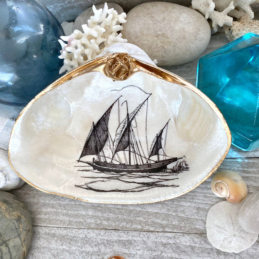 Sailing Ship Ring Dish