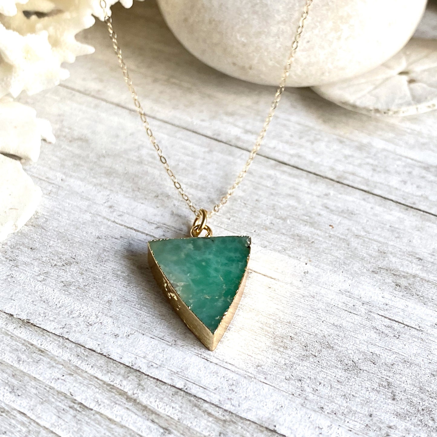 Crypto Chrysoprase Necklace