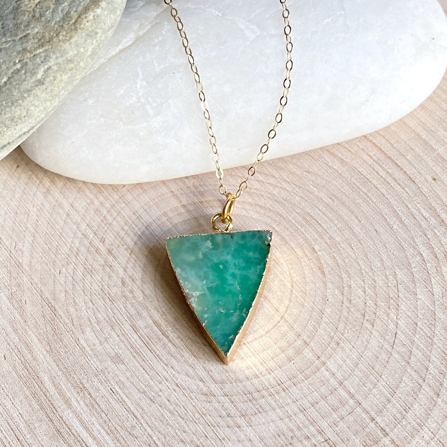 Crypto Chrysoprase Necklace