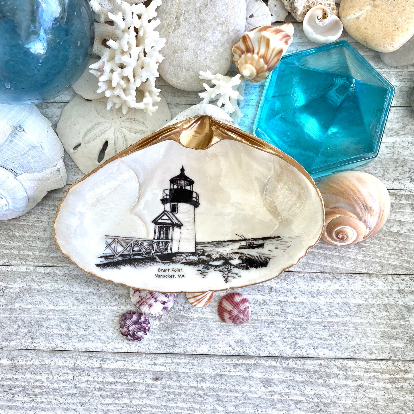 Nantucket Lighthouse Ring Dish