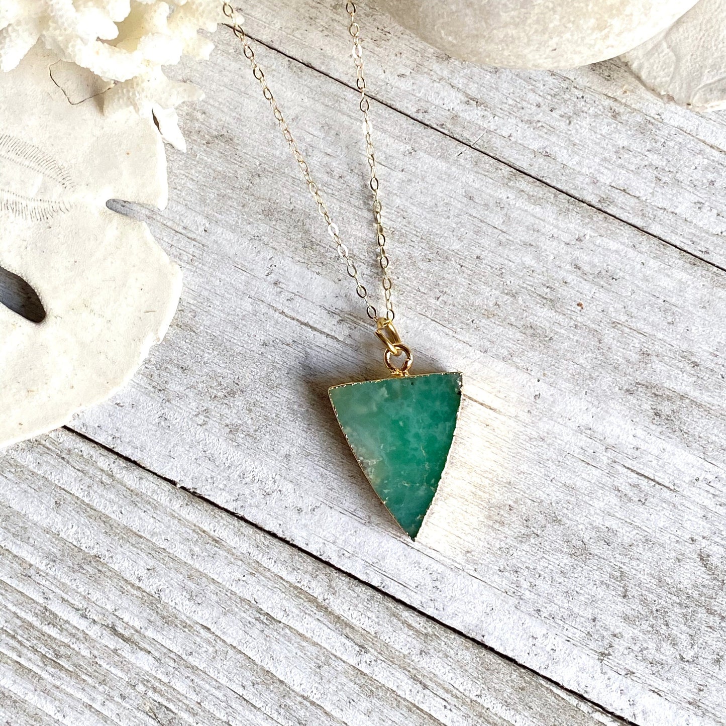 Crypto Chrysoprase Necklace