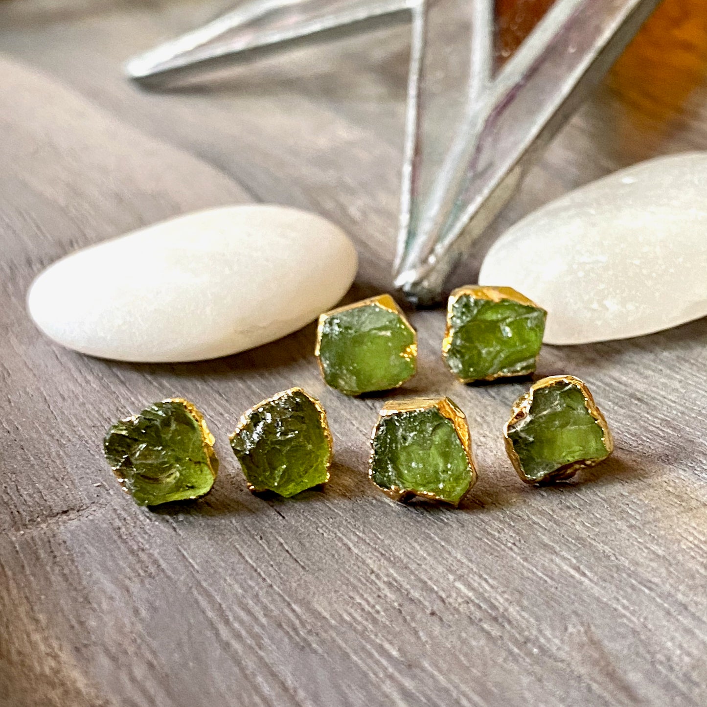 Palisades Peridot Stud Earrings