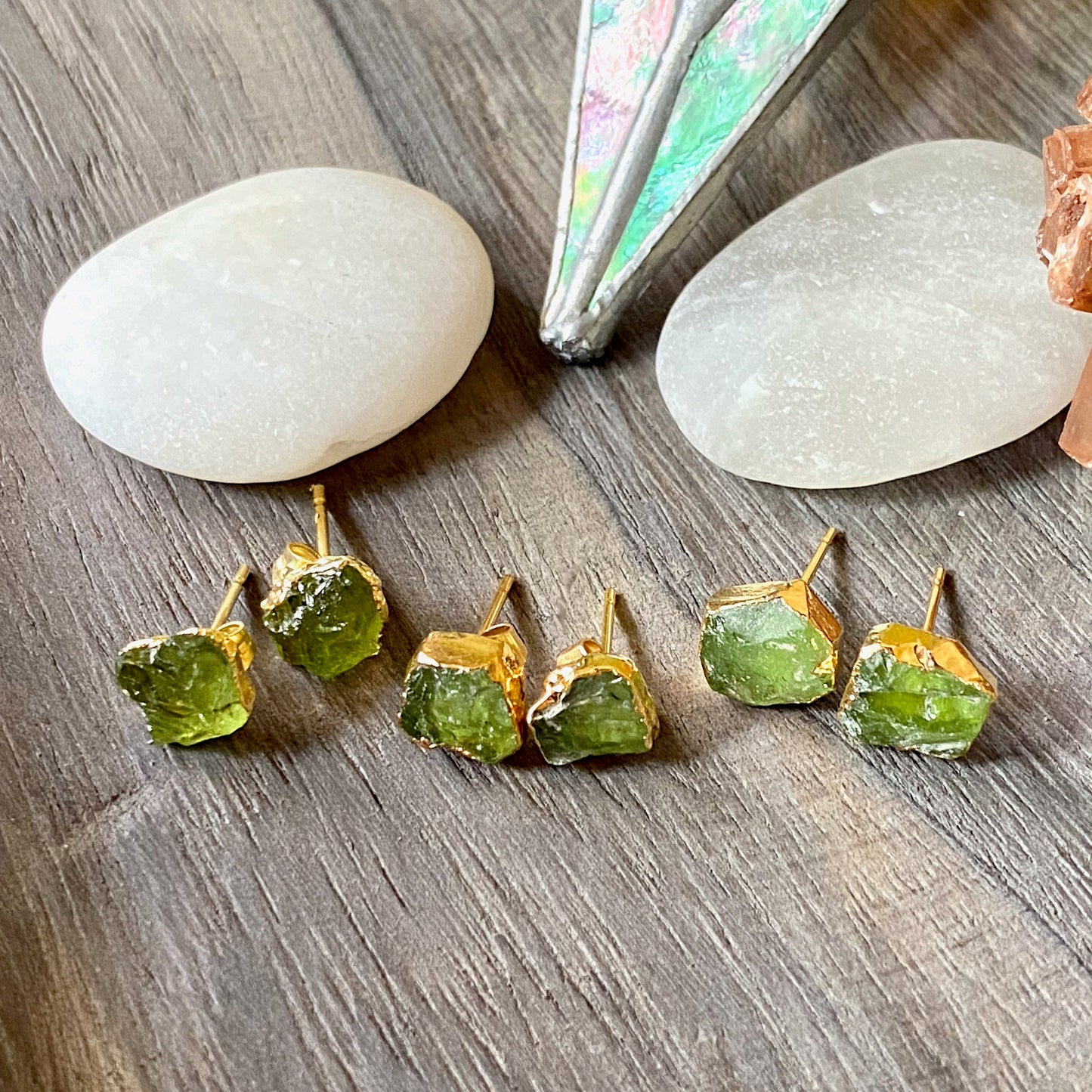 Palisades Peridot Stud Earrings