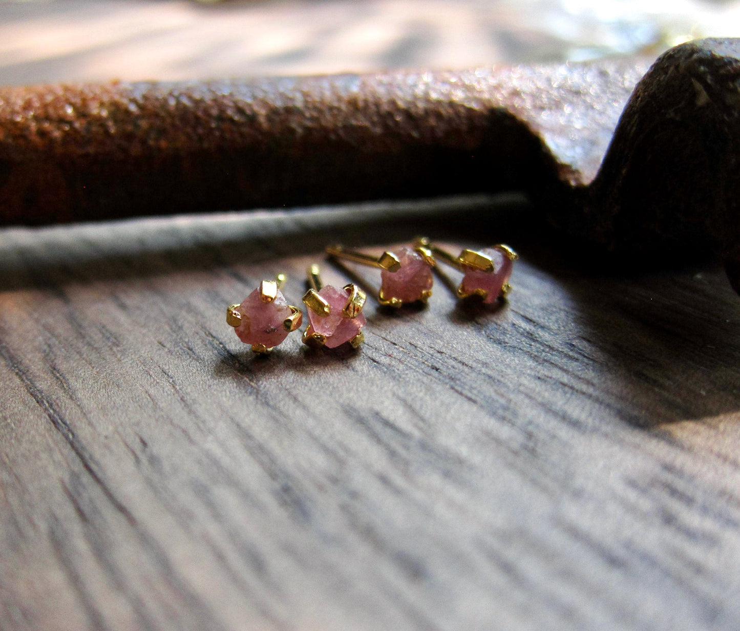 Pia Pink Tourmaline Earrings