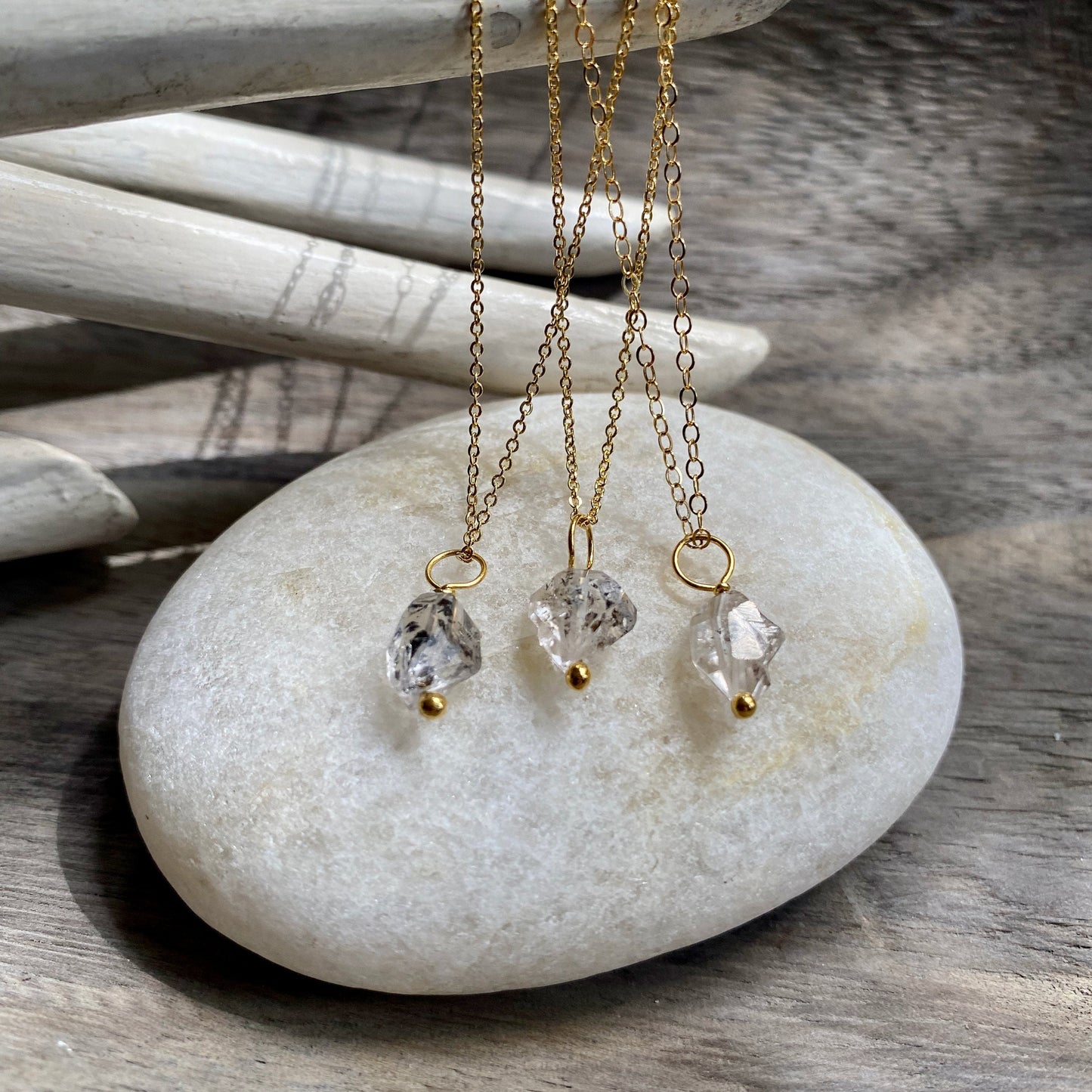 Desdemona Herkimer Diamond Necklace