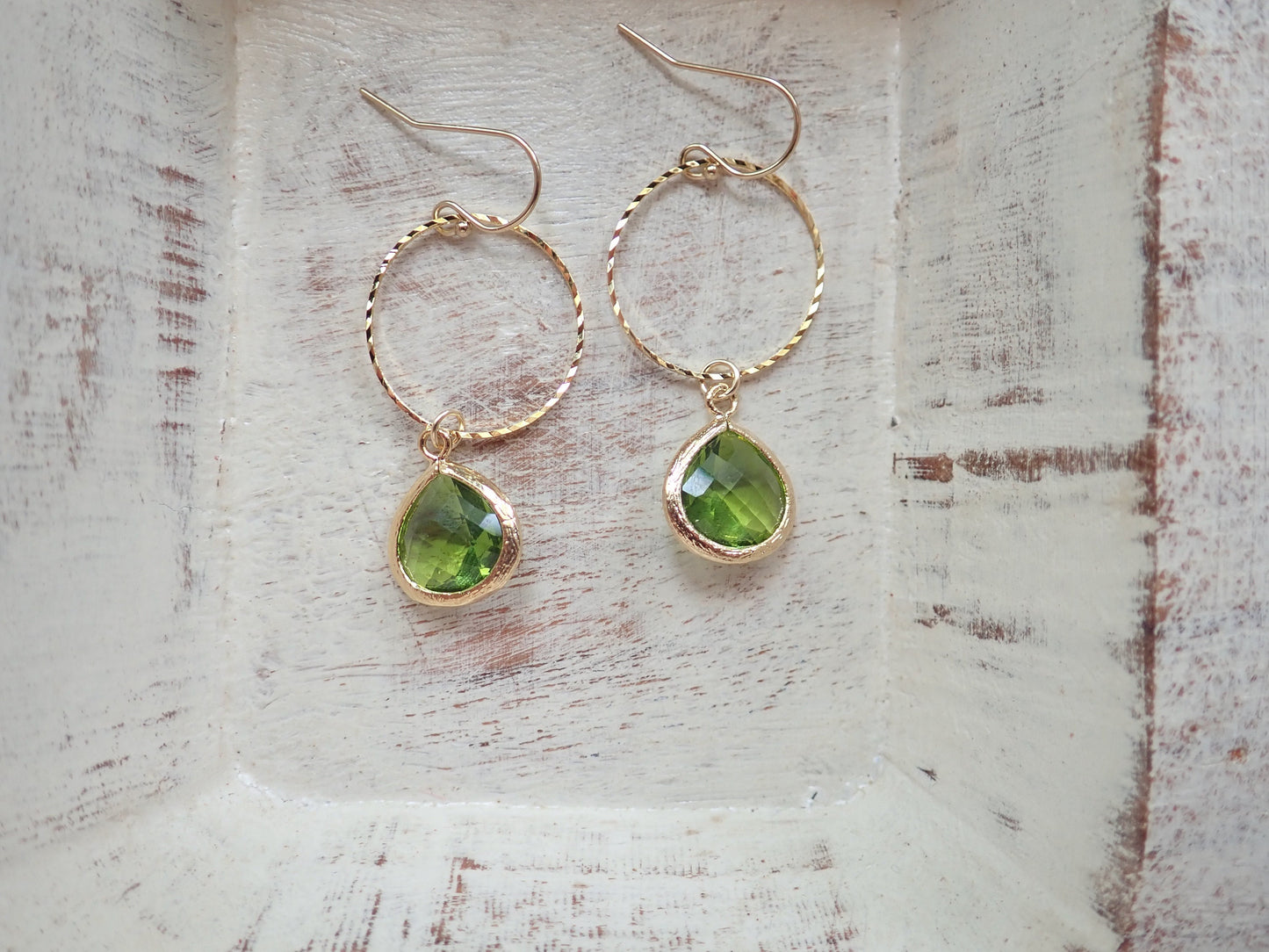 Perlotta Crystal Drop Hoops