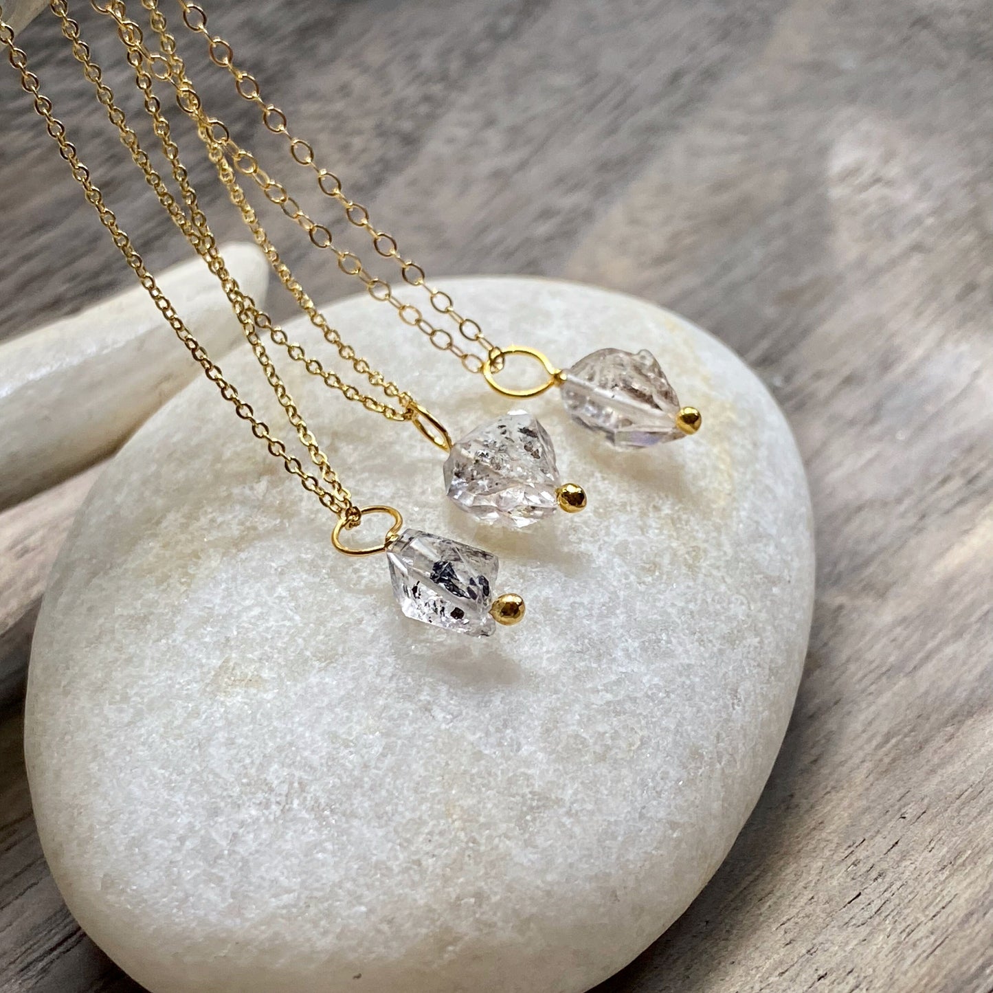 Desdemona Herkimer Diamond Necklace