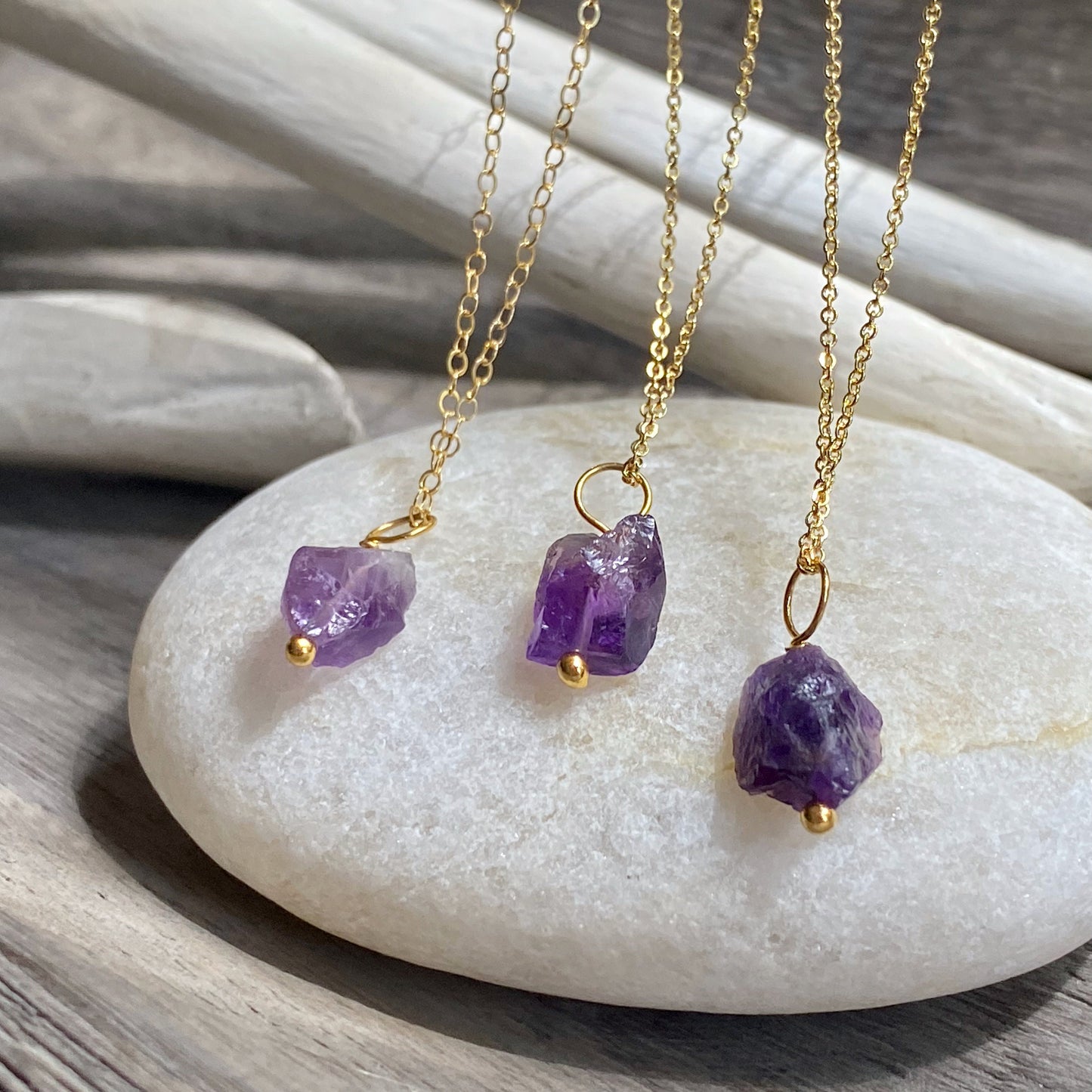 Amethyst Nugget Necklace