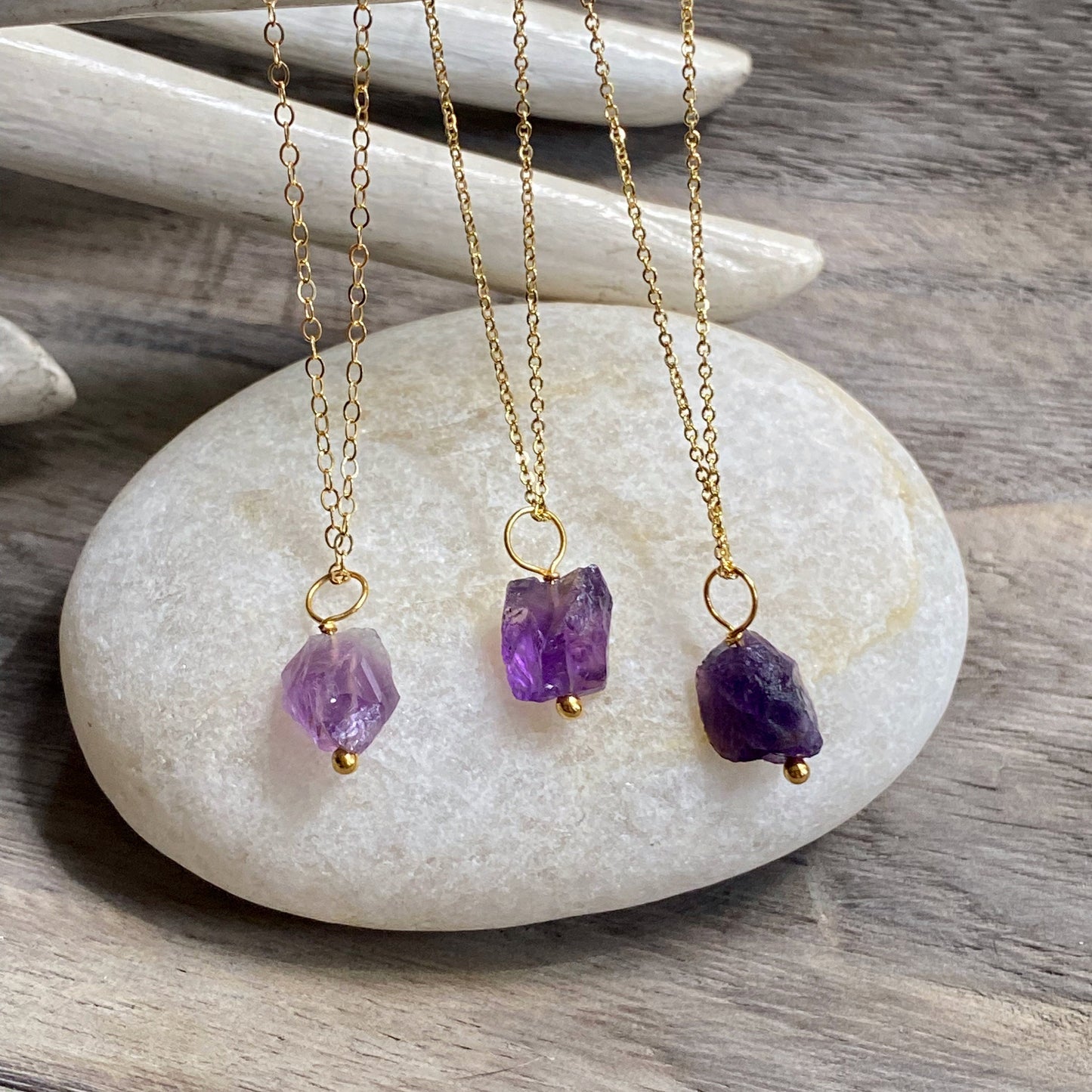 Amethyst Nugget Necklace