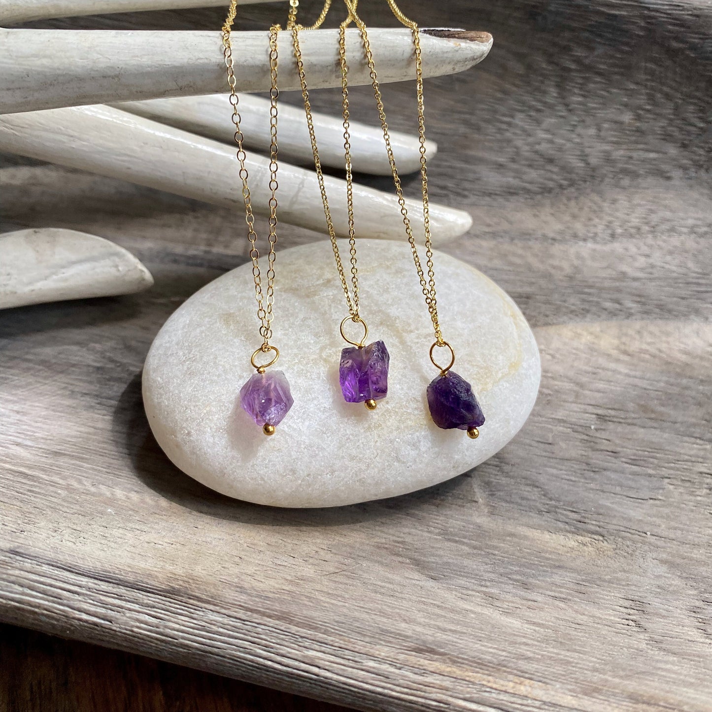 Amethyst Nugget Necklace