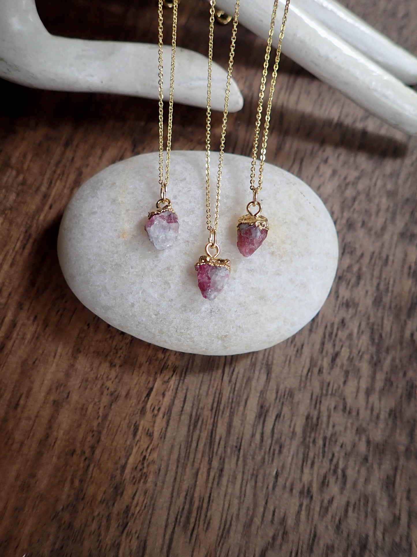 Pinky Pink Tourmaline Necklace