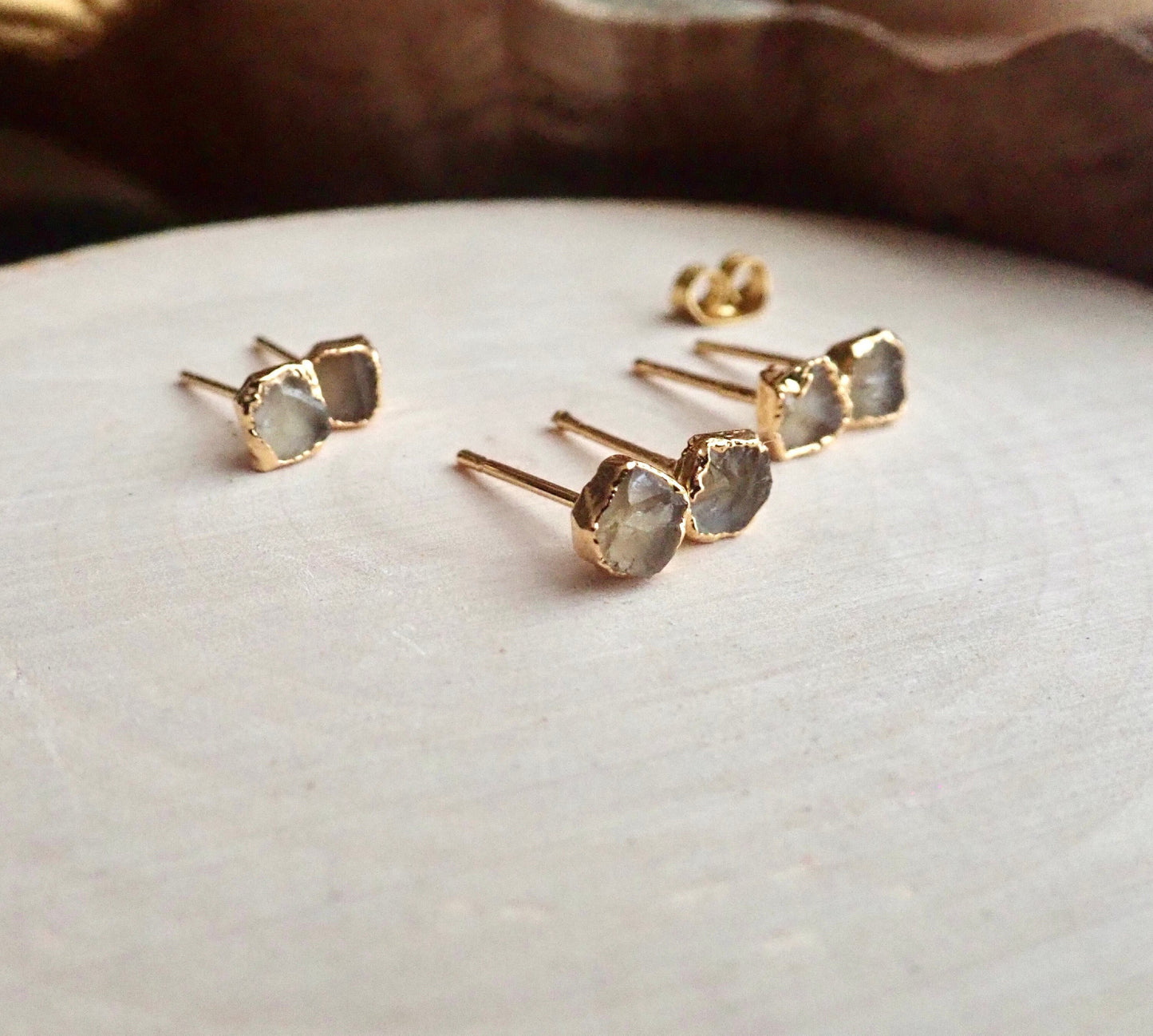 Connie Tiny Citrine Earrings