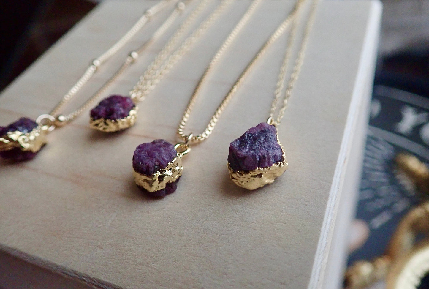 Renata Raw Ruby Necklace