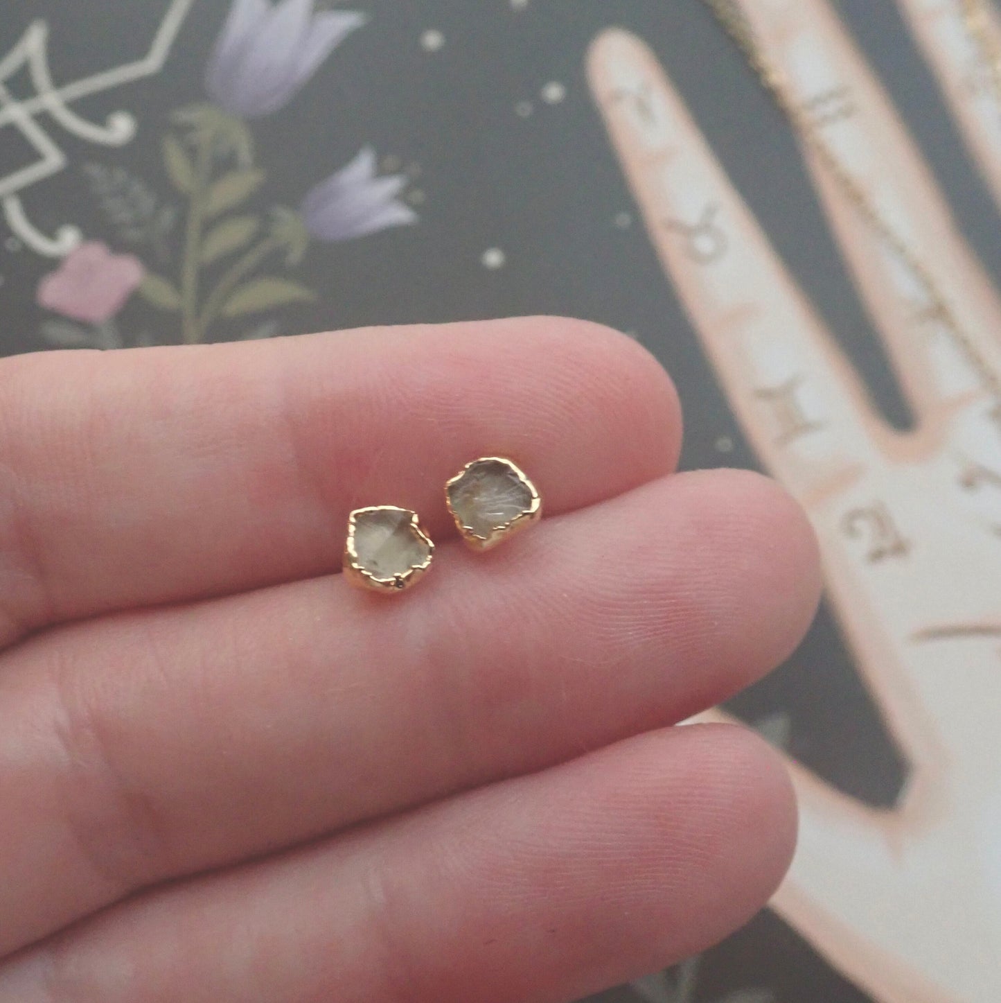 Connie Tiny Citrine Earrings