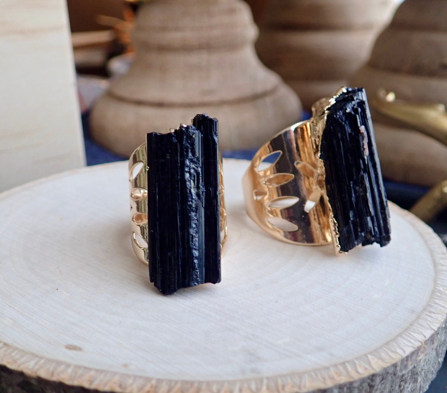 Noir Black Tourmaline Ring