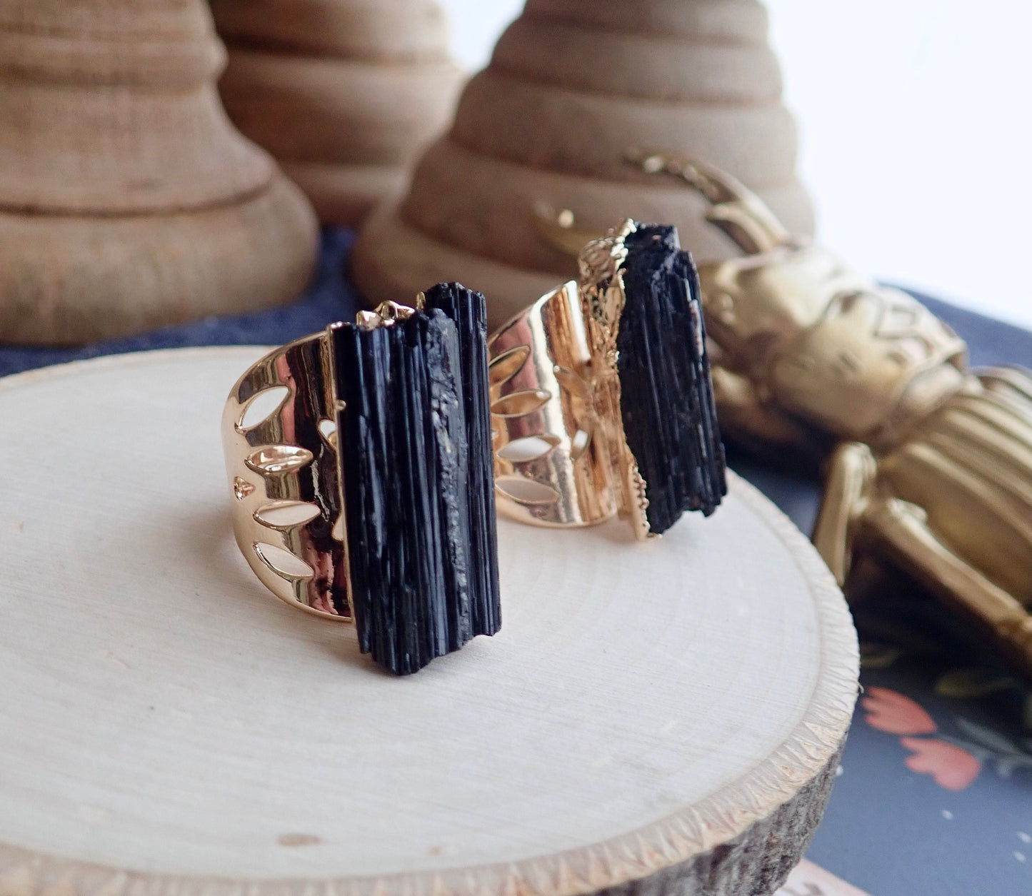 Noir Black Tourmaline Ring