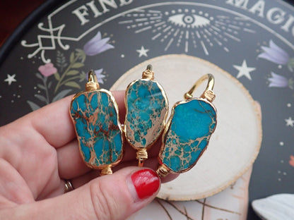 Blue Sea Jasper Cuff