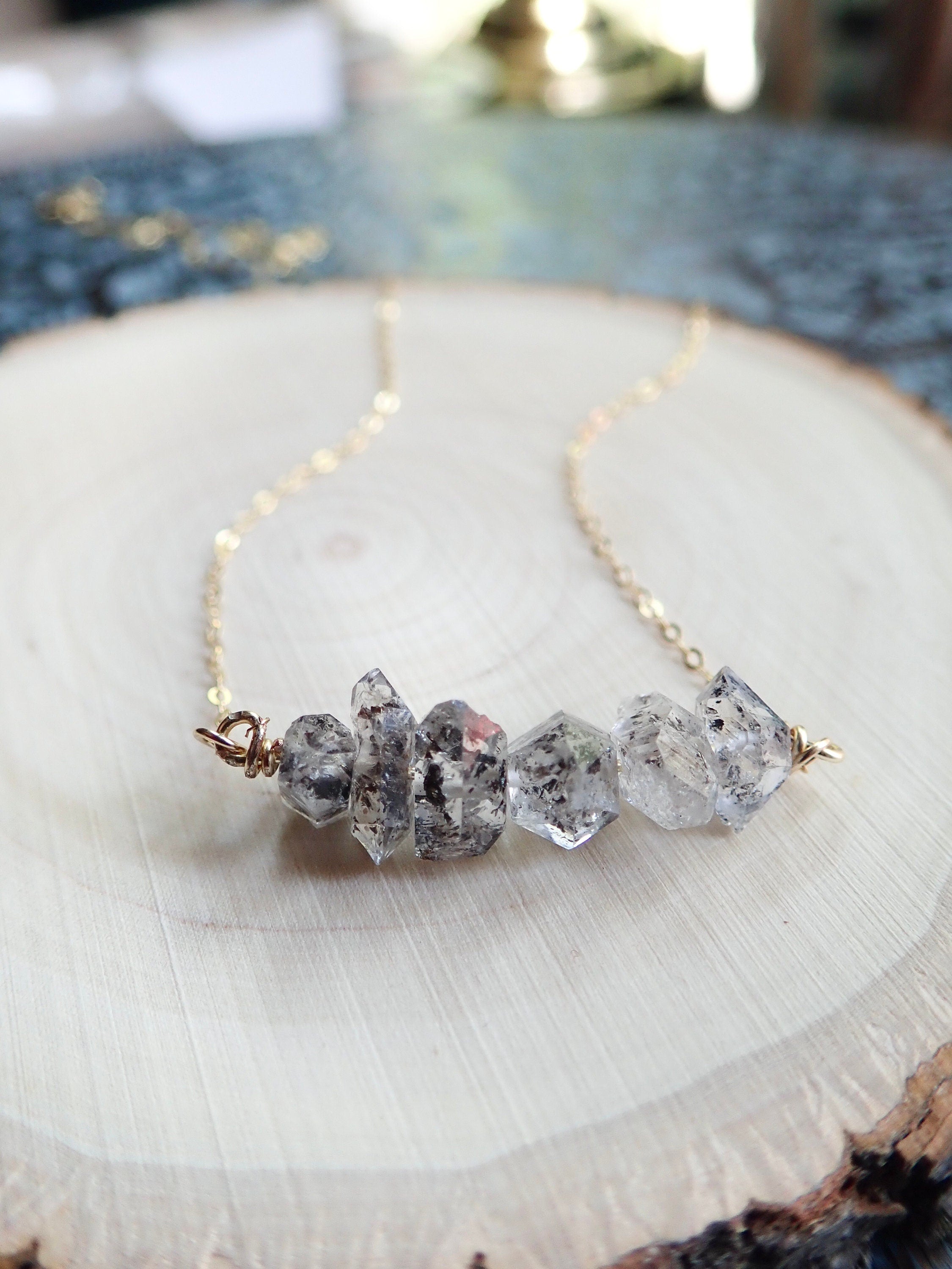 Herkimer Diamond Necklace (Herkimer Size Large) – GEMPOSSIBLE
