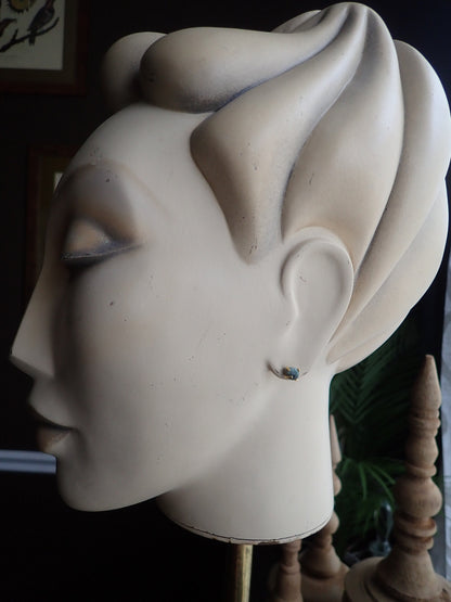Ellara Dainty Emerald Earrings