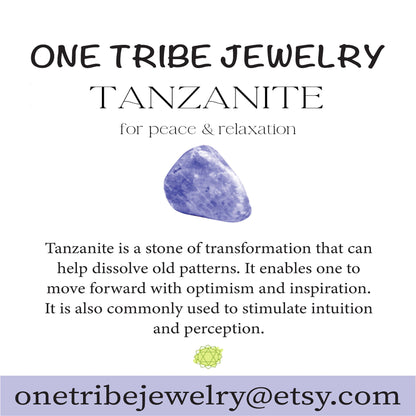 Tazza Raw Tanzanite Necklace