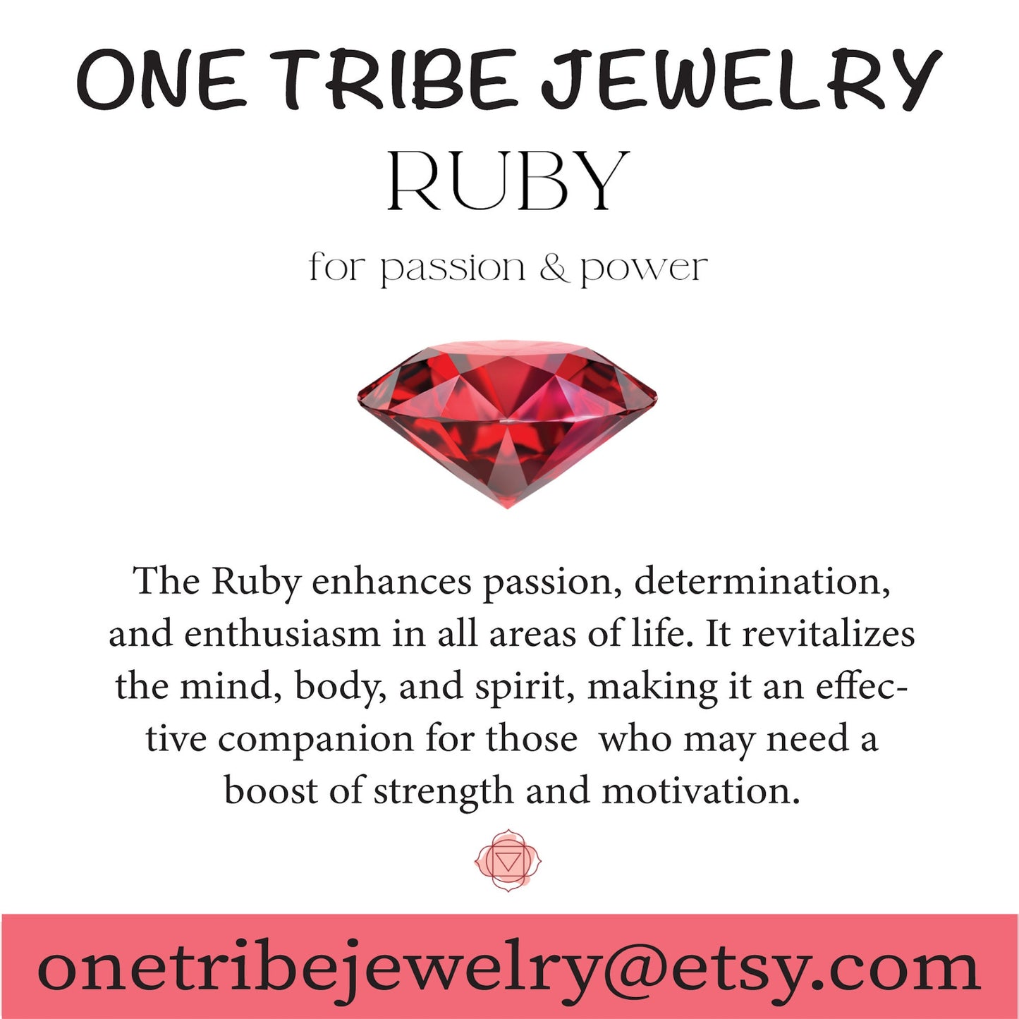 Renata Raw Ruby Necklace