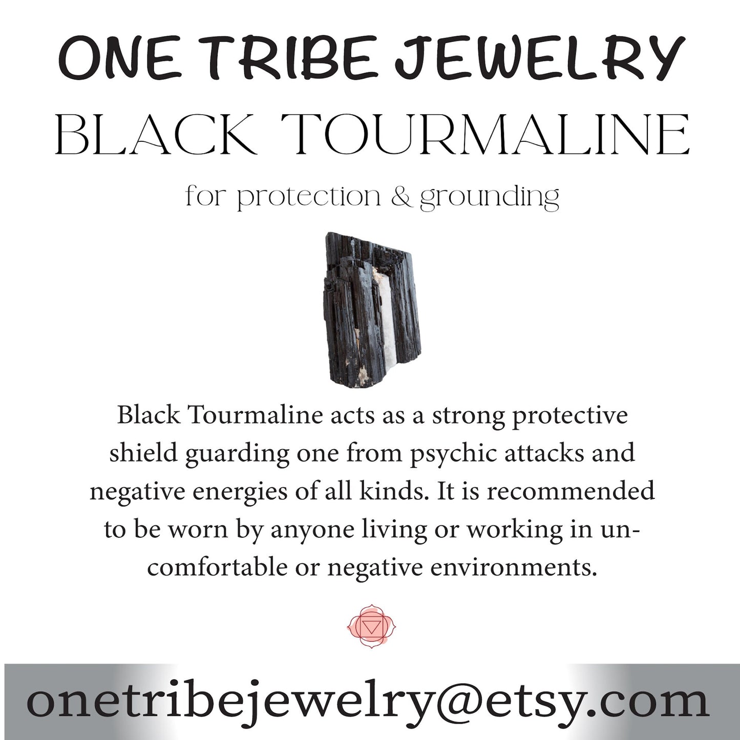 Noir Black Tourmaline Ring