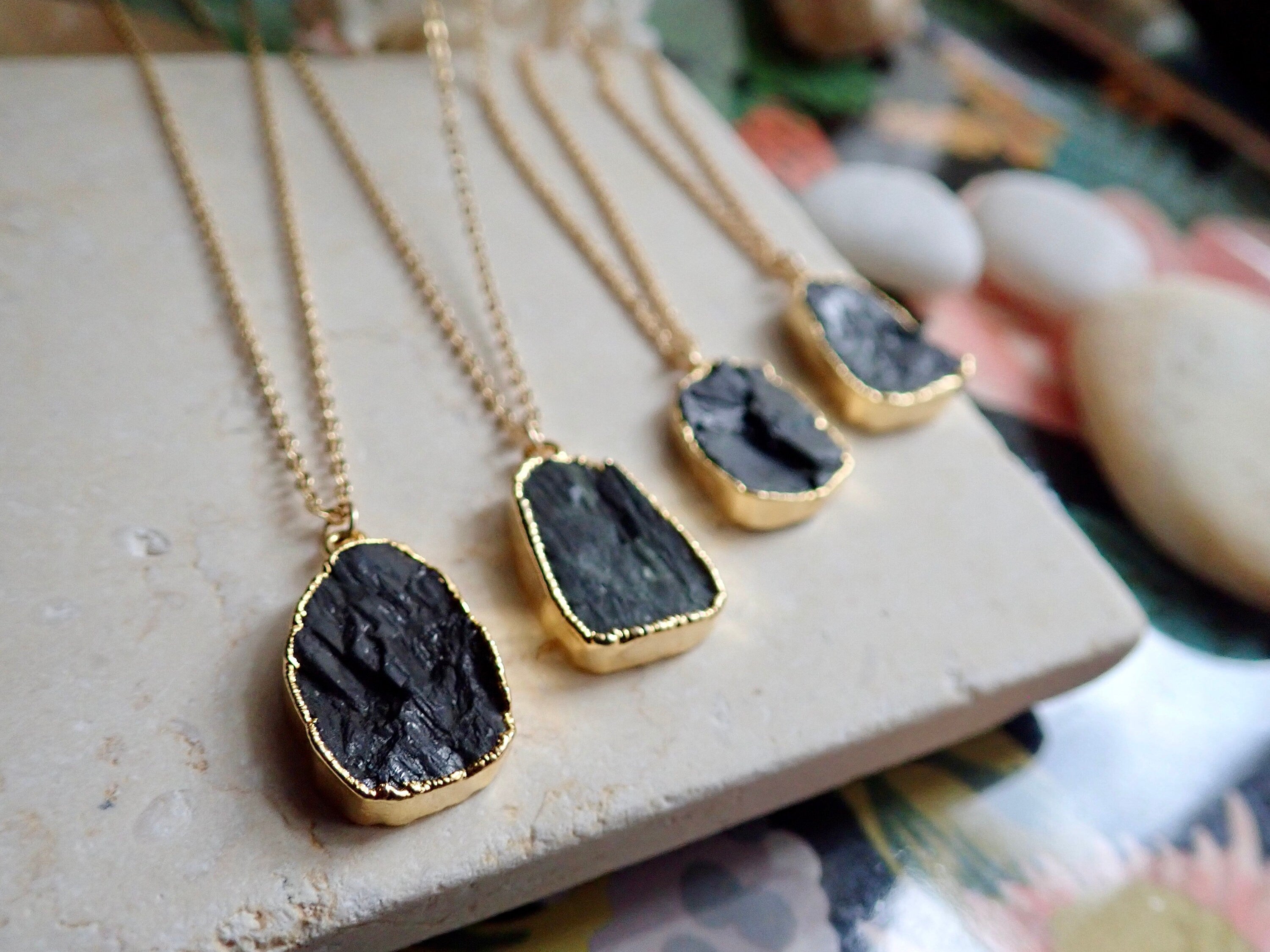Black Tourmaline Necklace - Becky Thatcher Designs