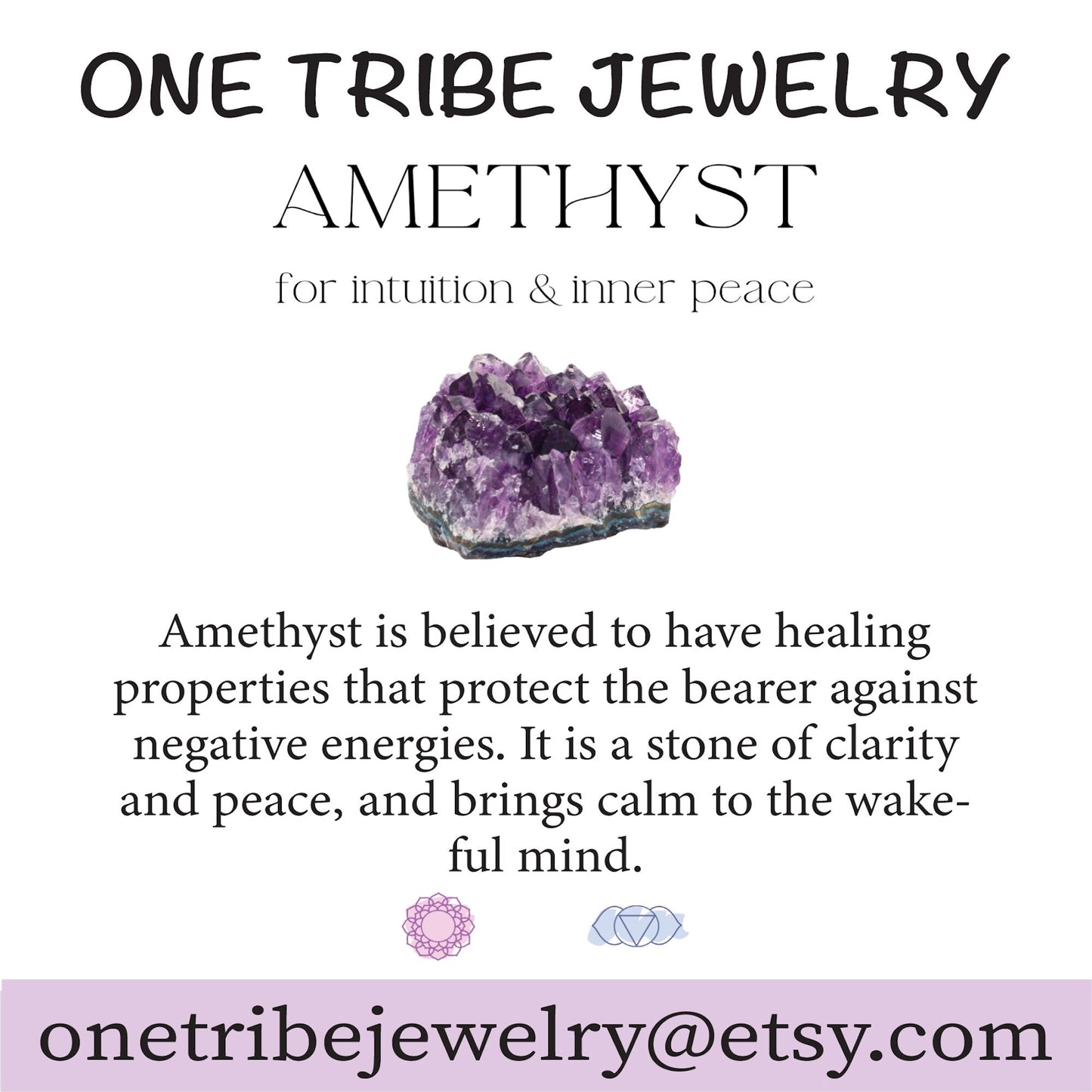 Aubery Amethyst Crystal Necklace