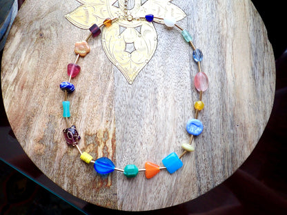 Carnivale Colorful Beaded Necklace