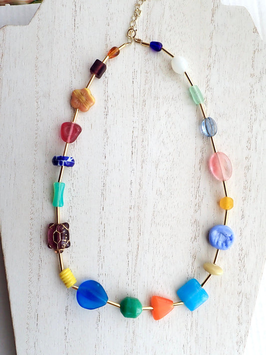 Carnivale Colorful Beaded Necklace