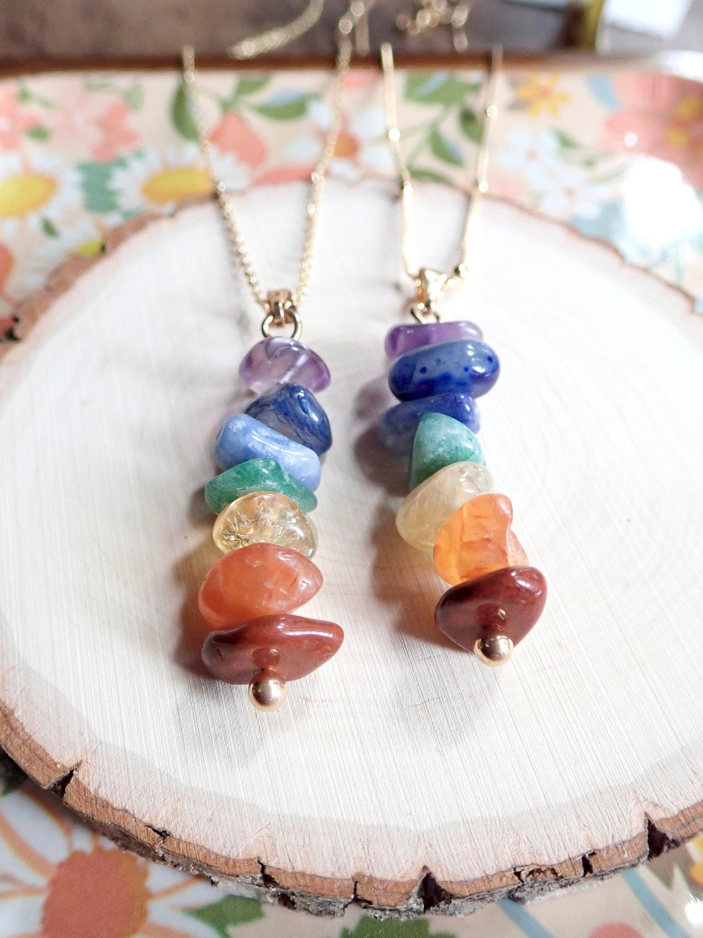 Oz 7 Chakras Gemstone Necklace