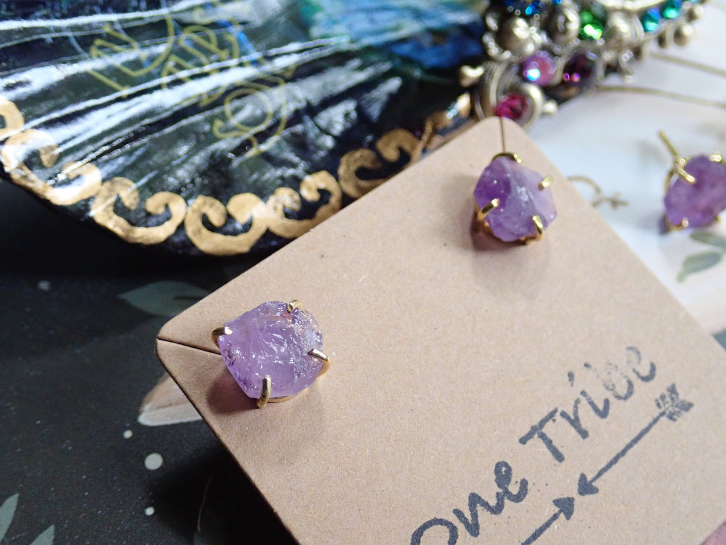 Ammi Amethyst Earrings