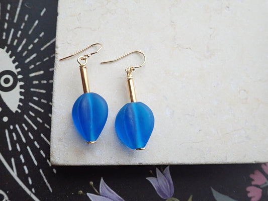 Tonga Sea Glass Earrings