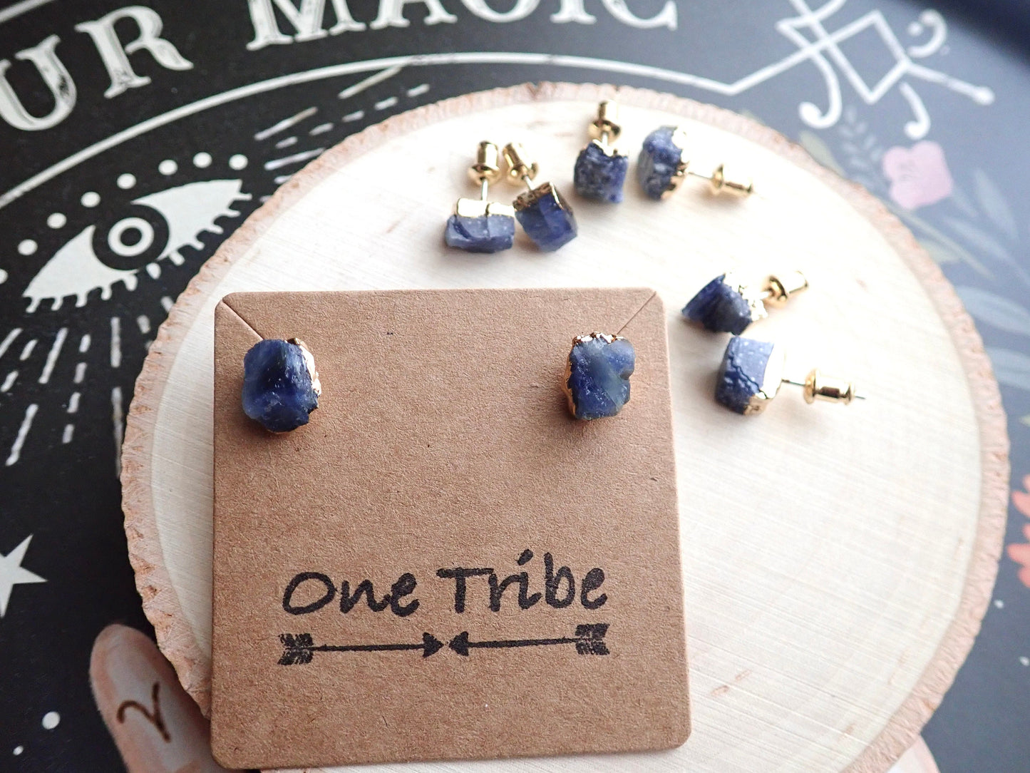 Sibbi Sapphire Earrings