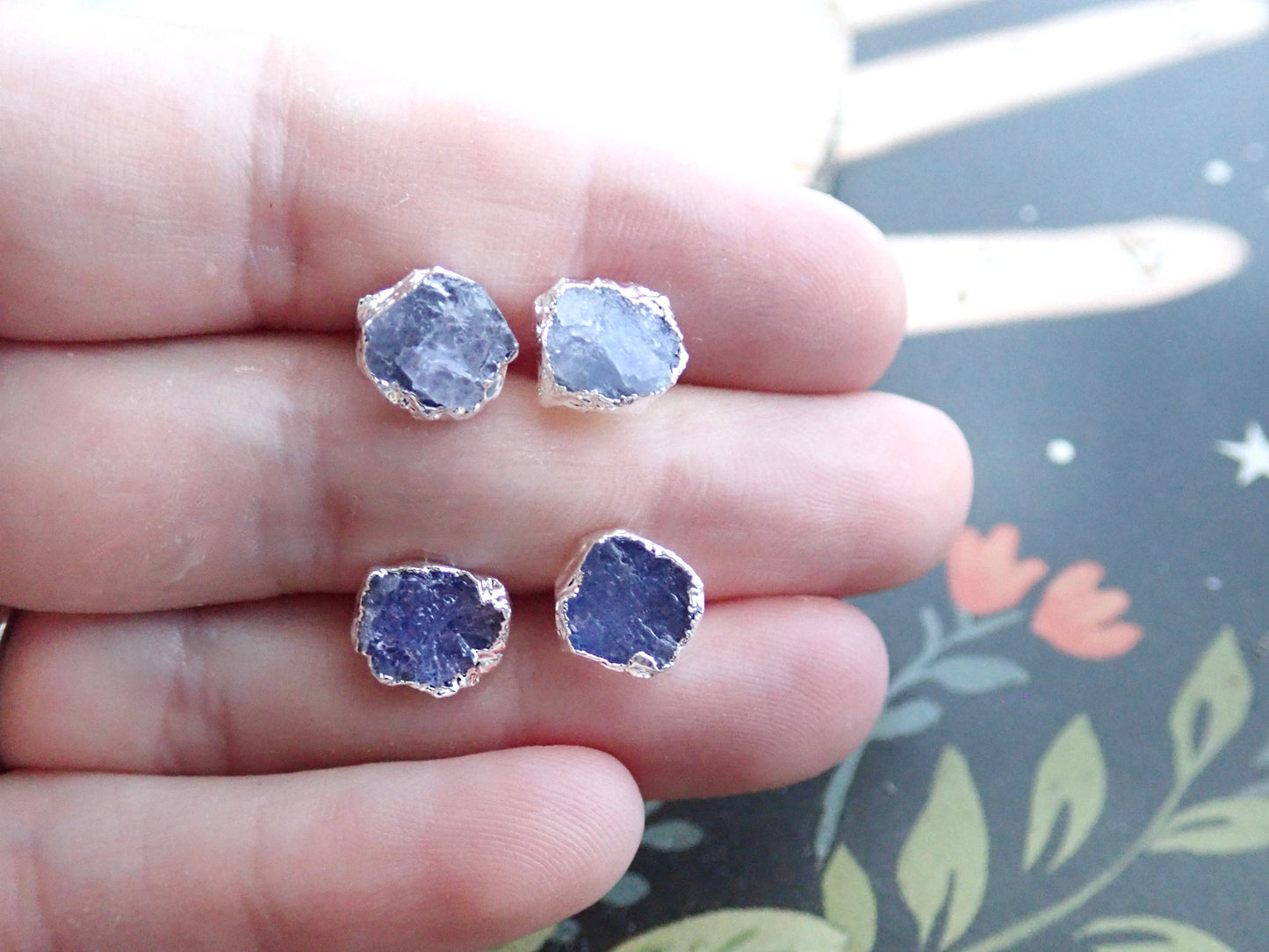 Silvi Tanzanite Stud Earrings