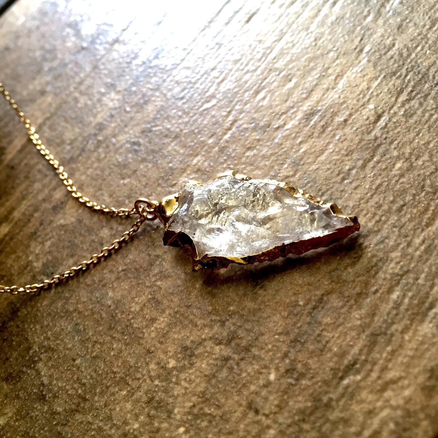 Ani Quartz Arrowhead Necklace