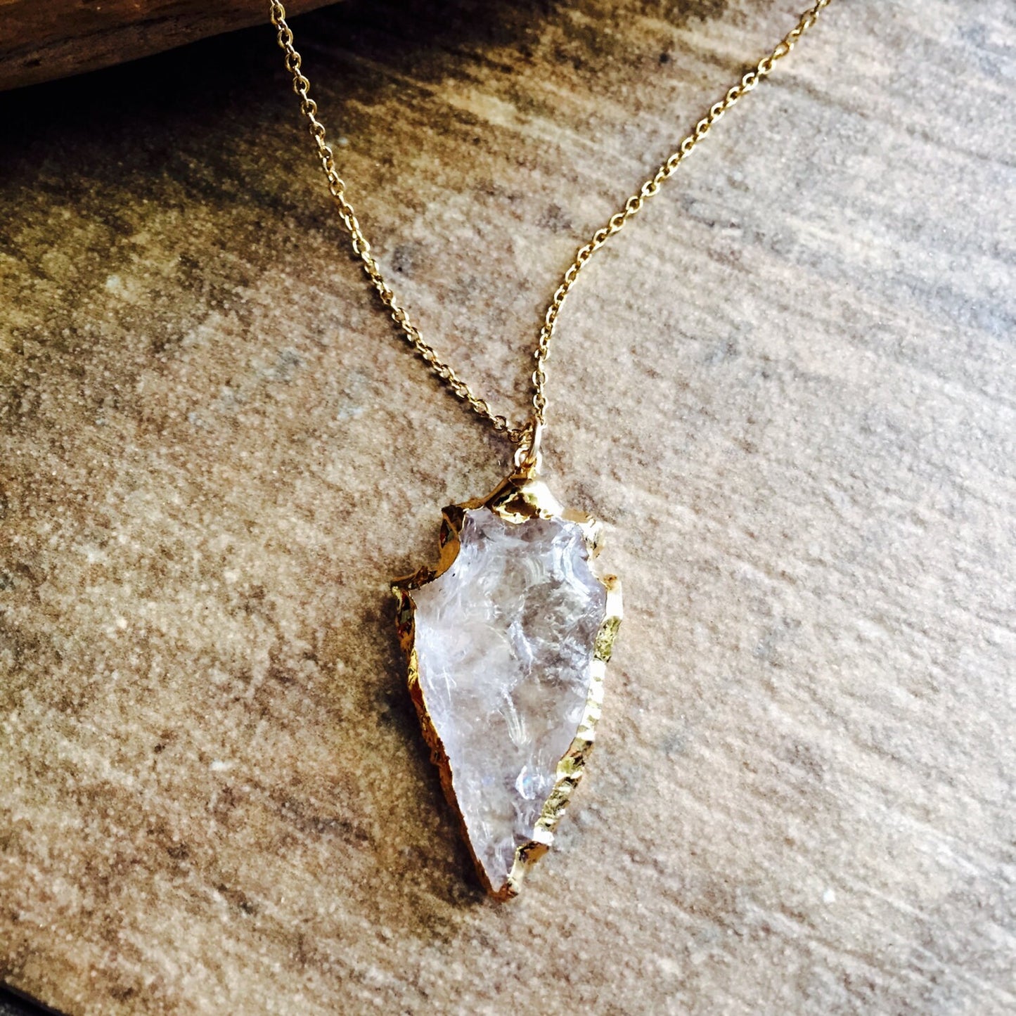 Ani Quartz Arrowhead Necklace