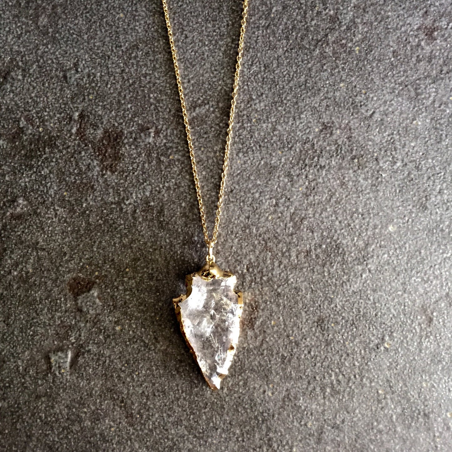 Ani Quartz Arrowhead Necklace