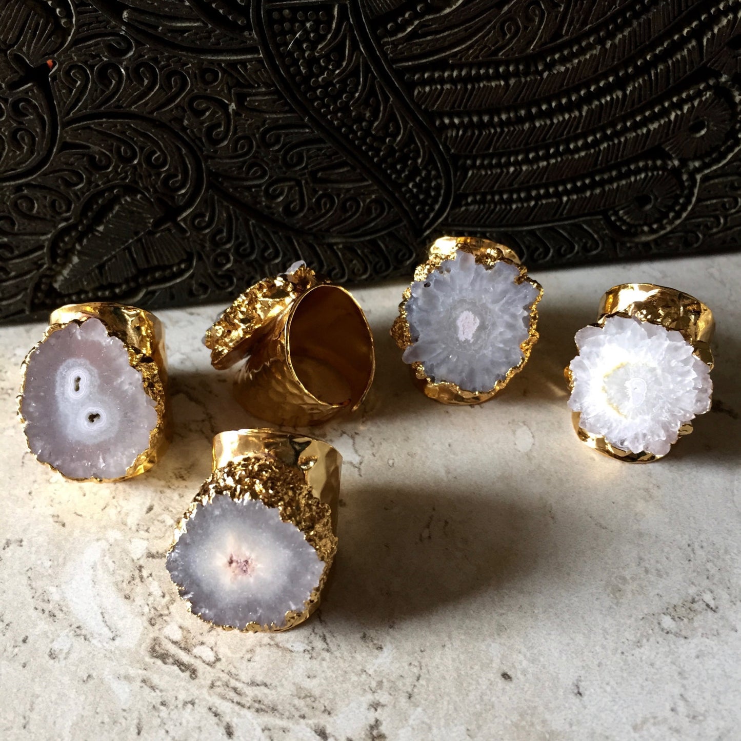 Natura Solar Quartz Ring